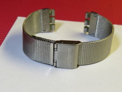 2nd HAND : ORIGINAL Swatch Irony MILANESE Armband 17mm -silberfarben EUPHONY