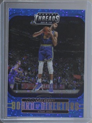 2018-19 Panini Threads Board of Directors Premium Blue 2/85 Rudy Gobert #5 n3v