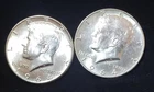 2 very nice 1964 Kennedy half dollars