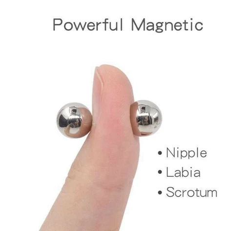 Magnetische Nippel Klemmen Brust Kugeln Nippelklemmen Powerful - Non Piercing DE - Bild 3 von 19