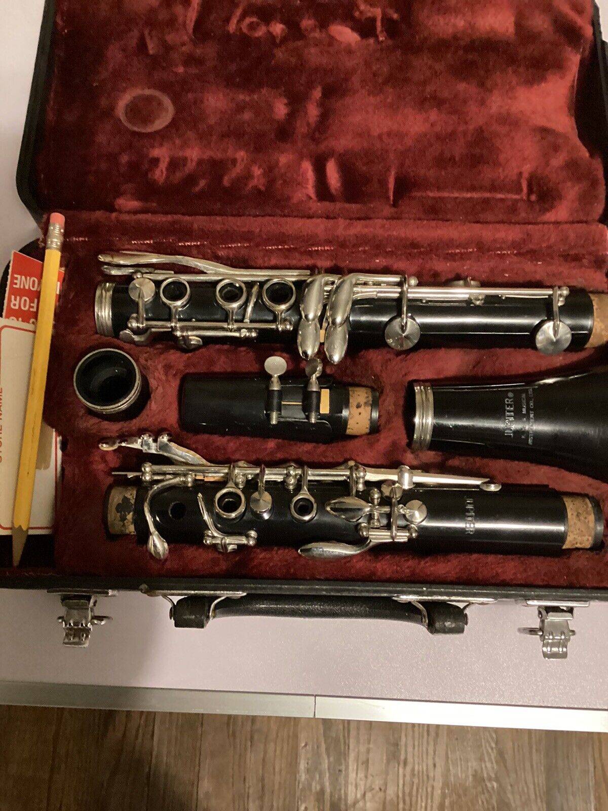 Jupiter Clarinet  With Case JCL-631 Student Owned  Pre Owned