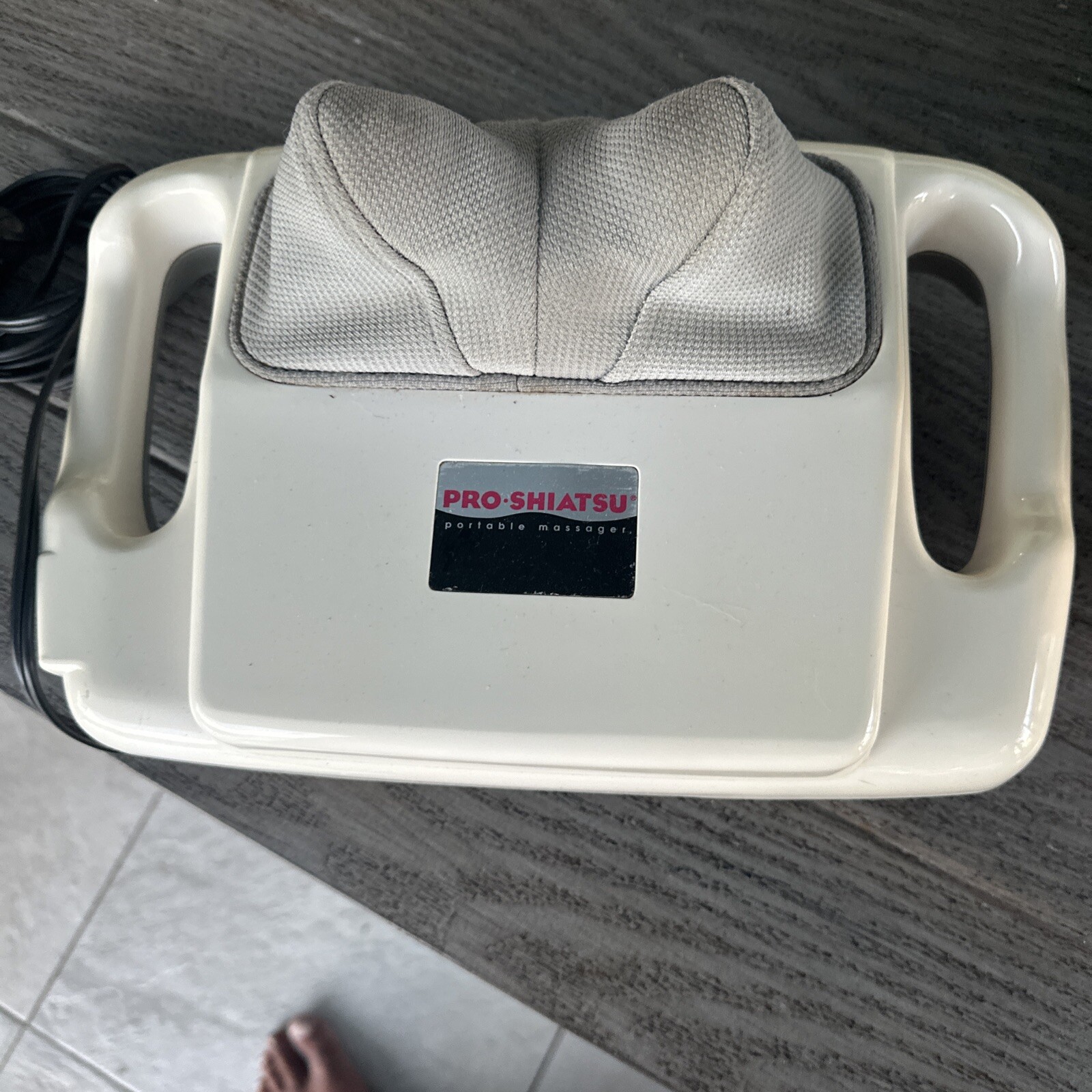 Original Pro Shiatsu Portable Massage Tested Works Great Fast Free