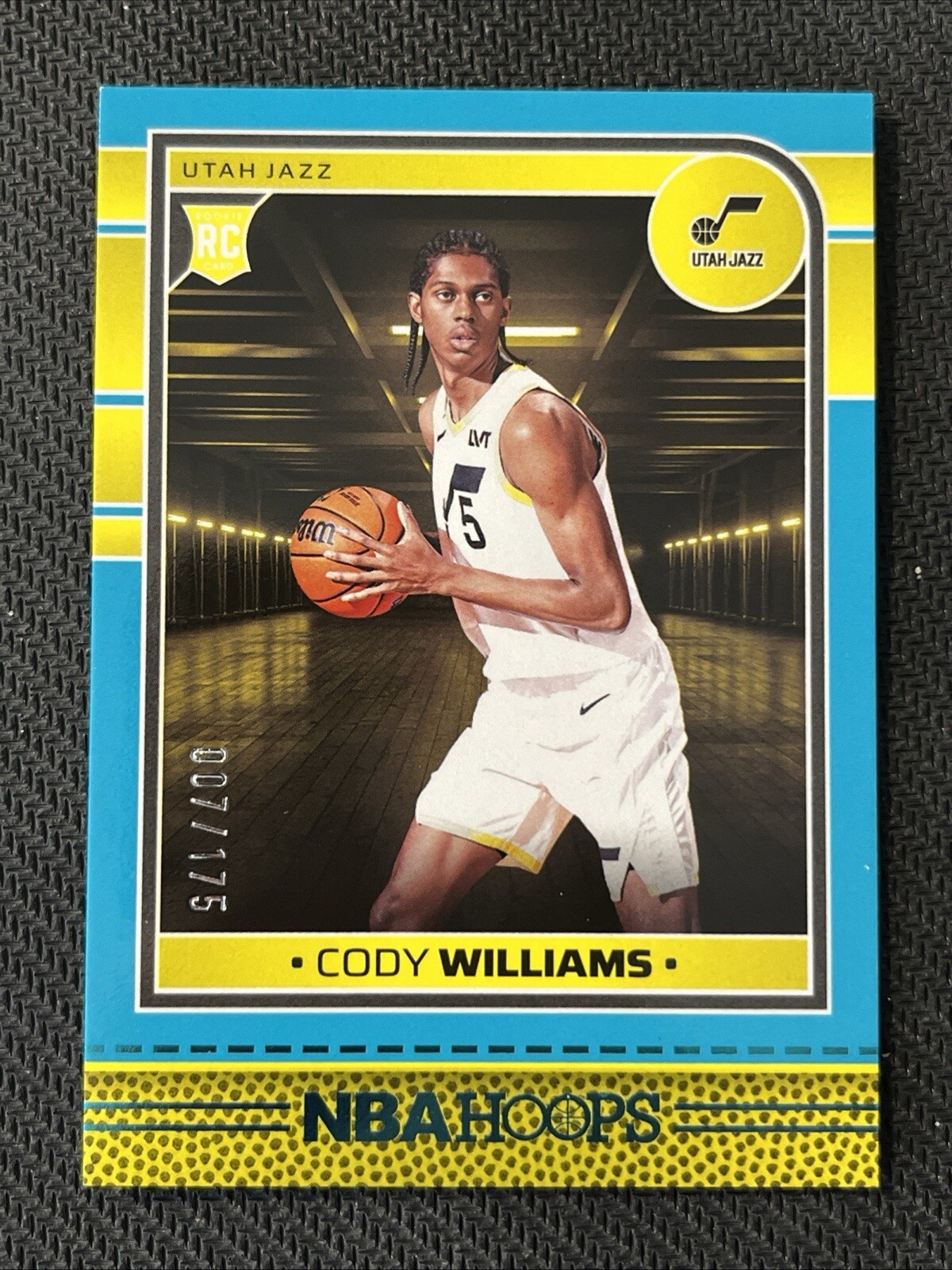 2024-25 CODY WILLIAMS Panini NBA Hoops Teal /175 Rookie #240