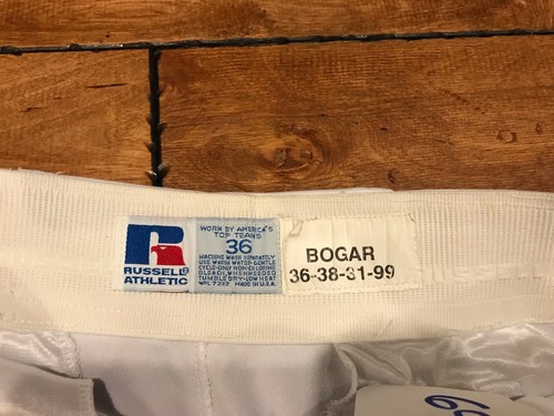 1999 Tim Bogar Houston Astros Game Used Worn Home Pants w/ LAUNDRY TAG LOA - Picture 2 of 4
