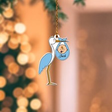 Baby's First Christmas, Baby shower Christmas Ornament, tree hanging Ornament