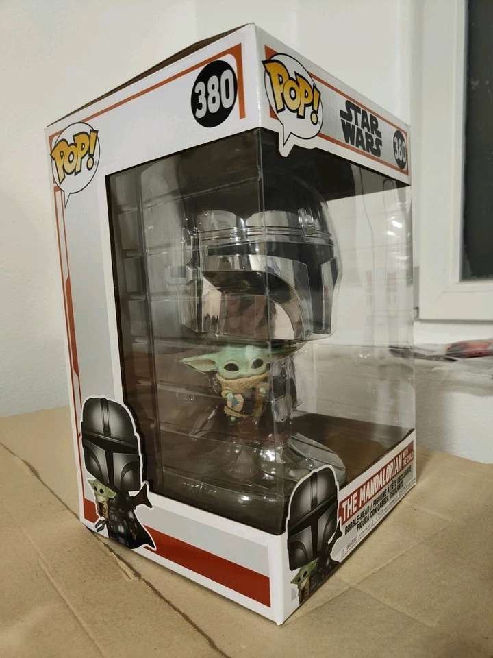 Funko Pop The Mandalorian con The Child 380, Figura 10" (25 cm) - Immagine 3 di 4