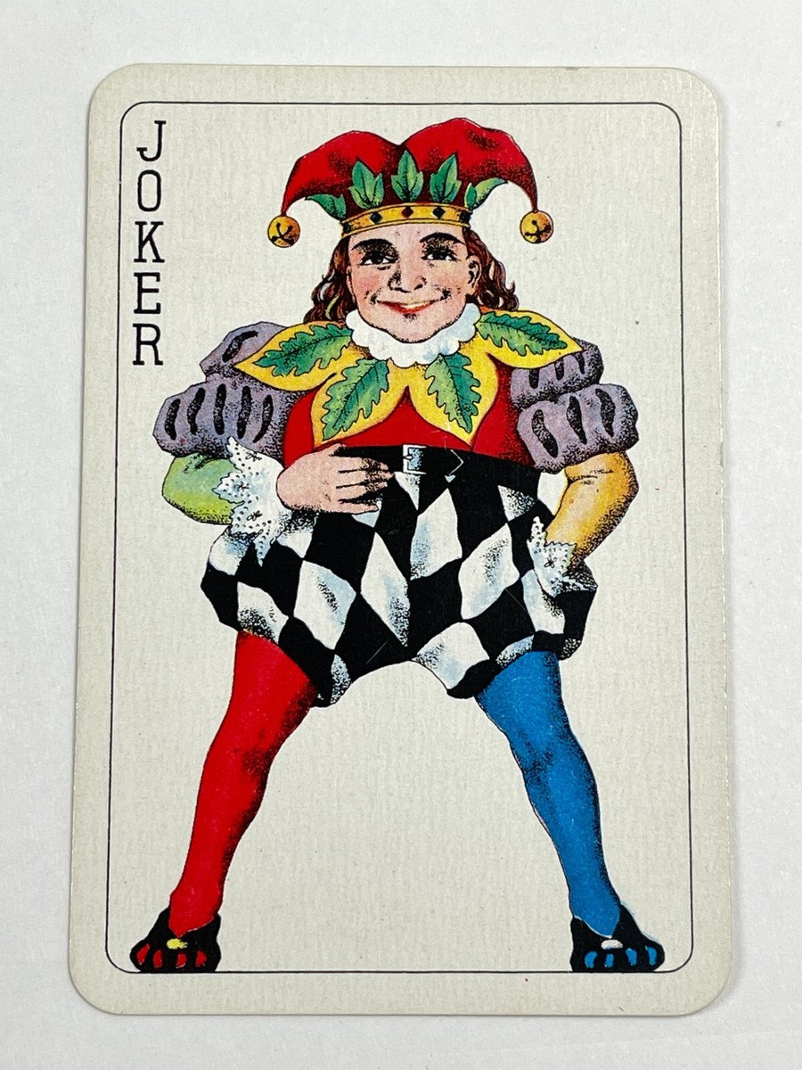 JOKER One Single Swap Playing Card Artistic Art SMALL SIZE