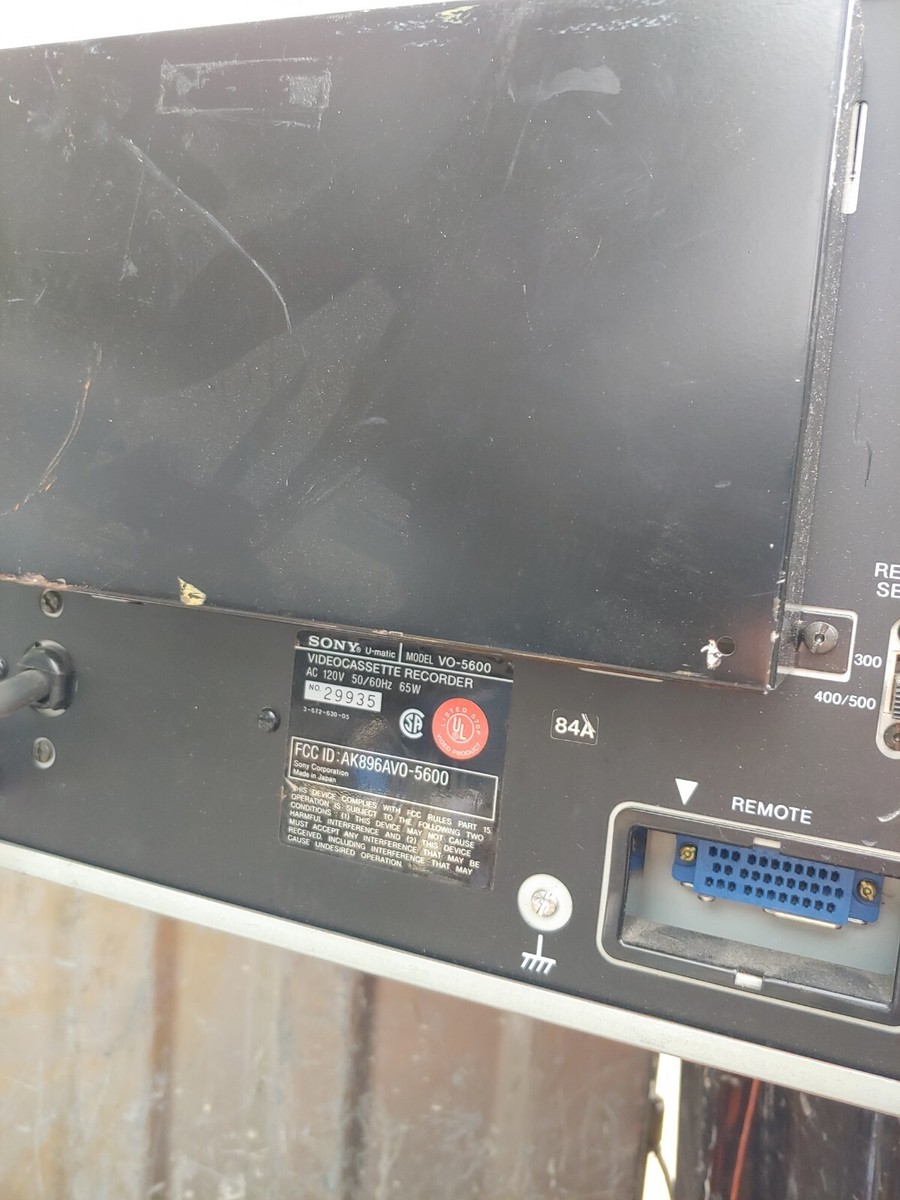◇ sony ビデオカセットレコーダー VO-5600 #29696 ◇