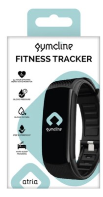 Gymcline Atria Fitness Tracker Uhr - Schwarz - Neu in OVP