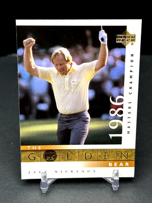 2001 Upper Deck Golf Jack Nicklaus The Golden Bear 1986 Masters
