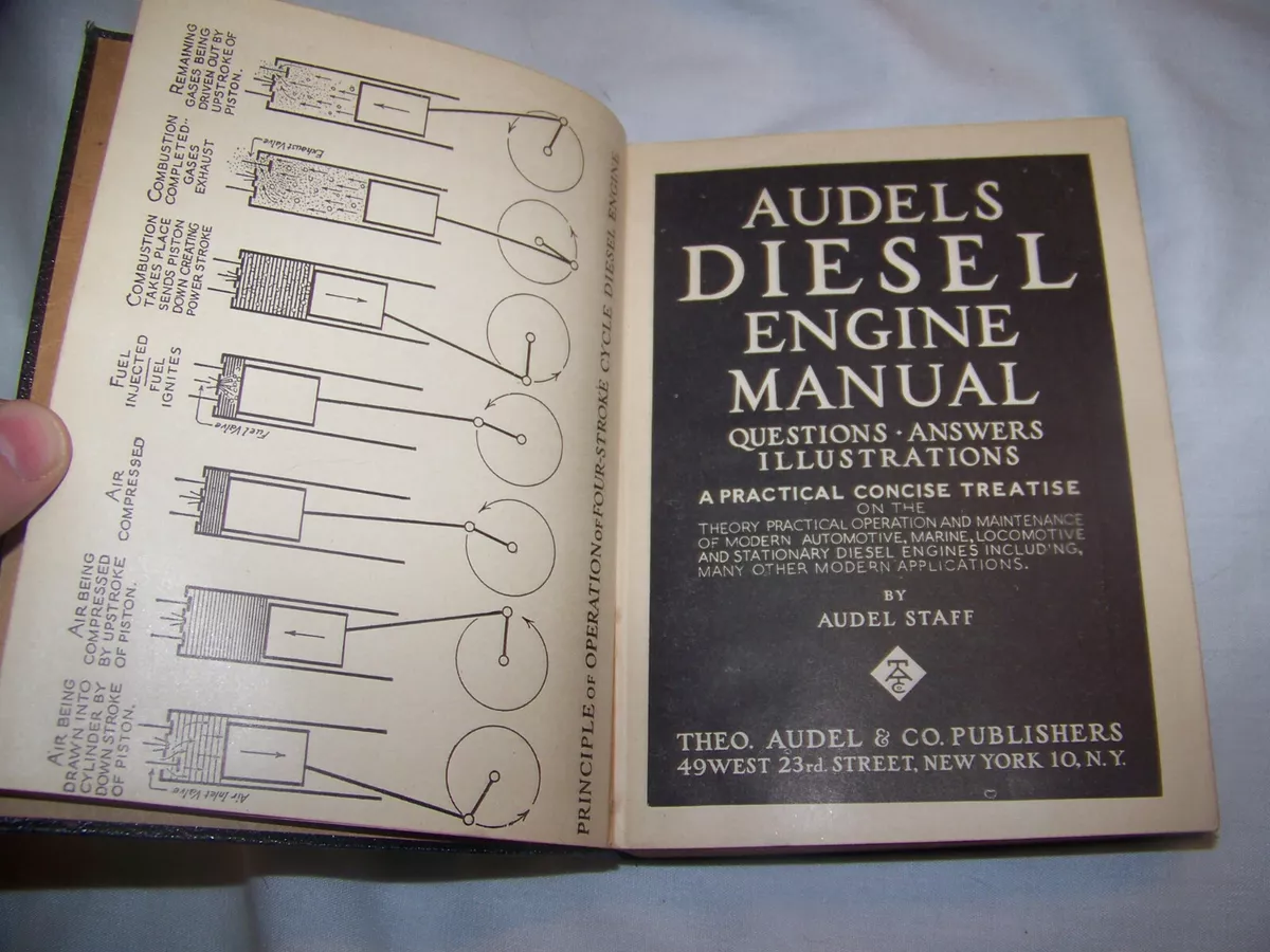 Audels Diesel Engine Manual; A Practical, Concise Treatise On The