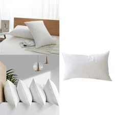 Breathable Down Filling Pillow Core High Elastic Machine Washable Fiber Fill