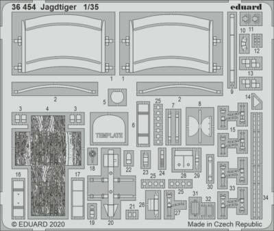 Eduard 1/35 Jagdtiger Detail Kit für TAKOM EDK36454
