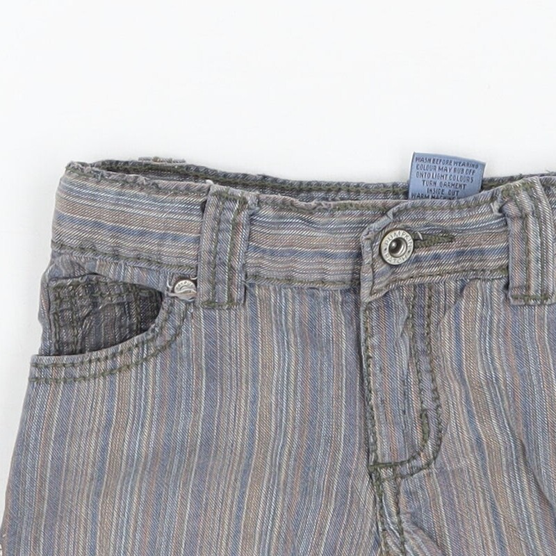 Pumkin Patch Boys Blue Striped Cotton Blend  Jeans Size 12 Months image 8