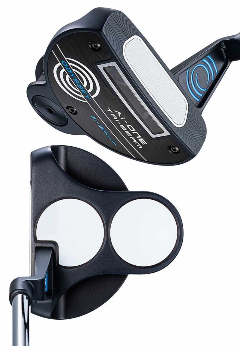 【OD】Ai-one 2-ball Blade TRI-BEAM Odyssey AI-ONE TRI-BEAM 2-BALL Putter Men's Right STROKE LAB