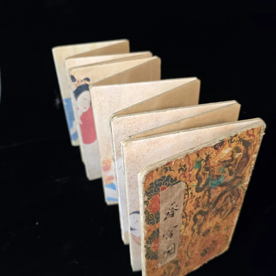 Chinese Erotic Shunga pillow book antique Foto 4 de 4