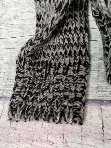 Projek Raw Men’s XL Full Zip Mock Neck Gray Black Cozy Winter Sweater NWT - Picture 18 of 23