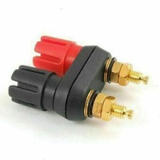 Dual Female Banana Plug Terminal Binding Post for Speaker Amplifier