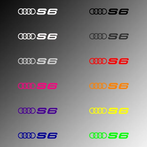 4x Door Handle Decal Sticker for S6 Audi 2.9T Premium Plus Quattro AWD Foto 2 de 3