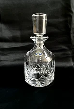 Decanter Whiskey Vodka Cognac Water Carafe Bohemia Crystal Glass 7oz /200ml Gift