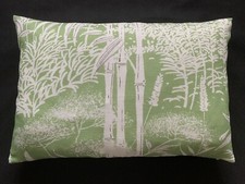 Nina Campbell Fabric Cushion Cover POITEAU GREEN  40z60cm - French Bamboo Design