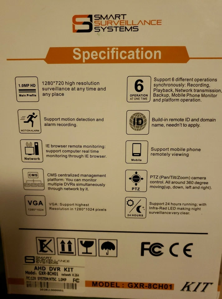 Smart Surveillance Systems Model GXR-8CH01 - Image 2 of 4