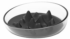 Pet Life  'Cirlicue' Mountain Shaped Modern Slow Feeding Pet Bowl