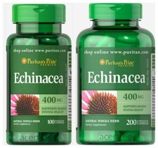 Echinacea Puritan's Pride Premium 400mg x 100/200/400/600 Immune system support