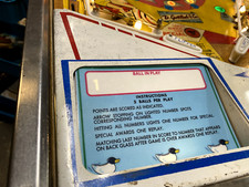 Gottlieb Fun Land Flipper individuelle Schürze Karten Anleitung Regeln Informationen