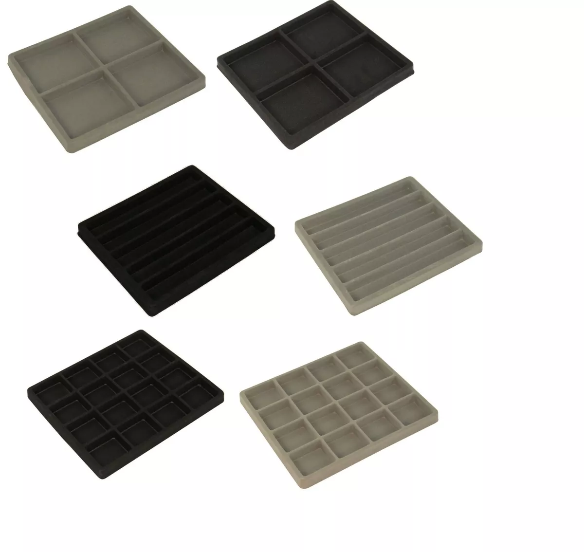Jewelry clearance tray inserts