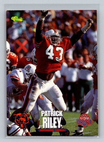 1995 Classic NFL Rookies Patrick Riley #66 Chicago Bears | eBay