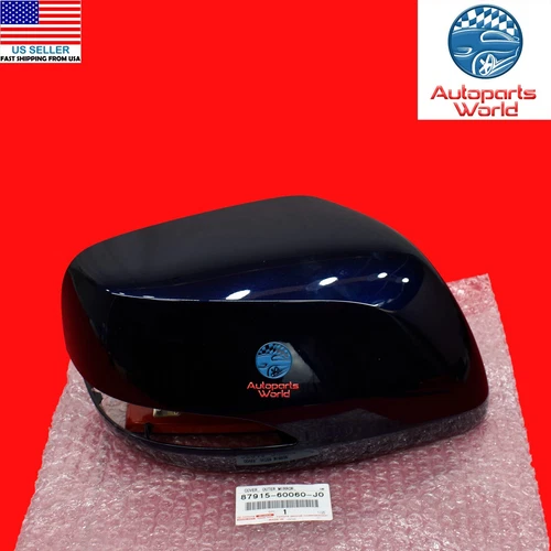 GENUINE LEXUS GX460 LX570 RIGHT DEEP BLUE 8X5 MIRROR COVER 8X5 87915-60060-J0