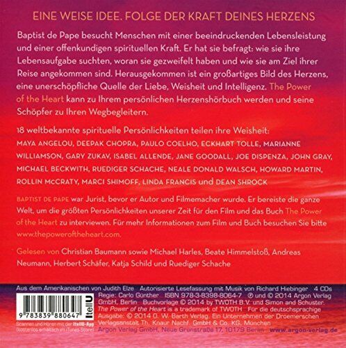 Thumbnail - The Power Of The Heart: Finde Den Wahren Sinn Deines Lebens Hörbuch