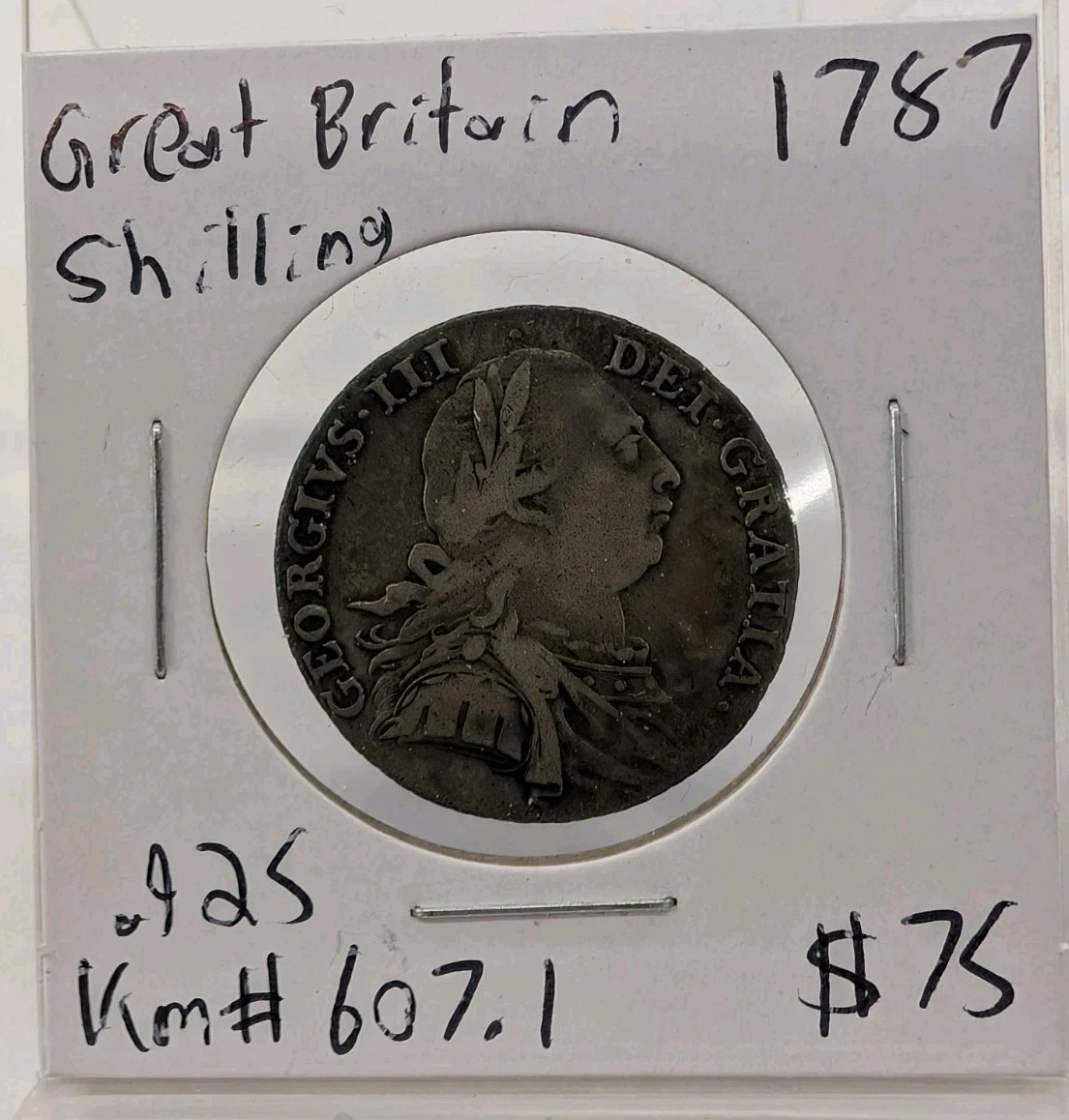 Uncertified Silver 1787 Year UK Shillings for sale | eBay