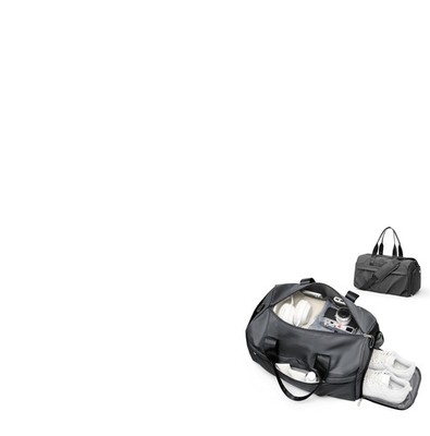 Gym Bag for Women Men with Shoe Compartment, Sport Duffel Bag, Waterproof Tra...