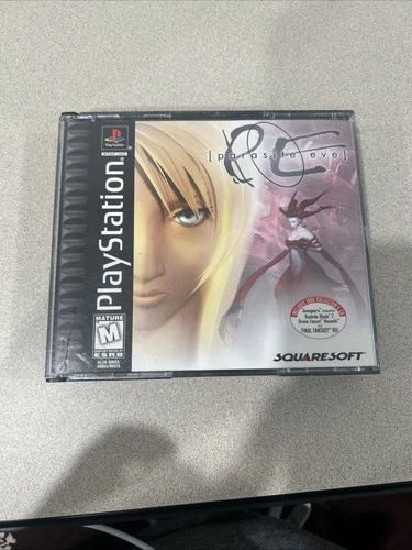 Parasite Eve (PlayStation 1, 1998) CIB MINT DISKS - With REG CARD And Bonus Disk