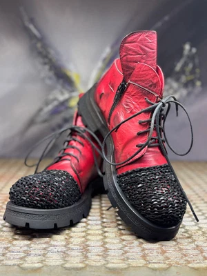 Papucei Stiefelette Rick Red