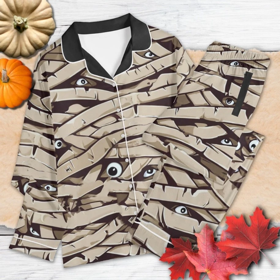 Mummy Bandages Pajama Sets | Spooky Shabby Cloth Pyjamas