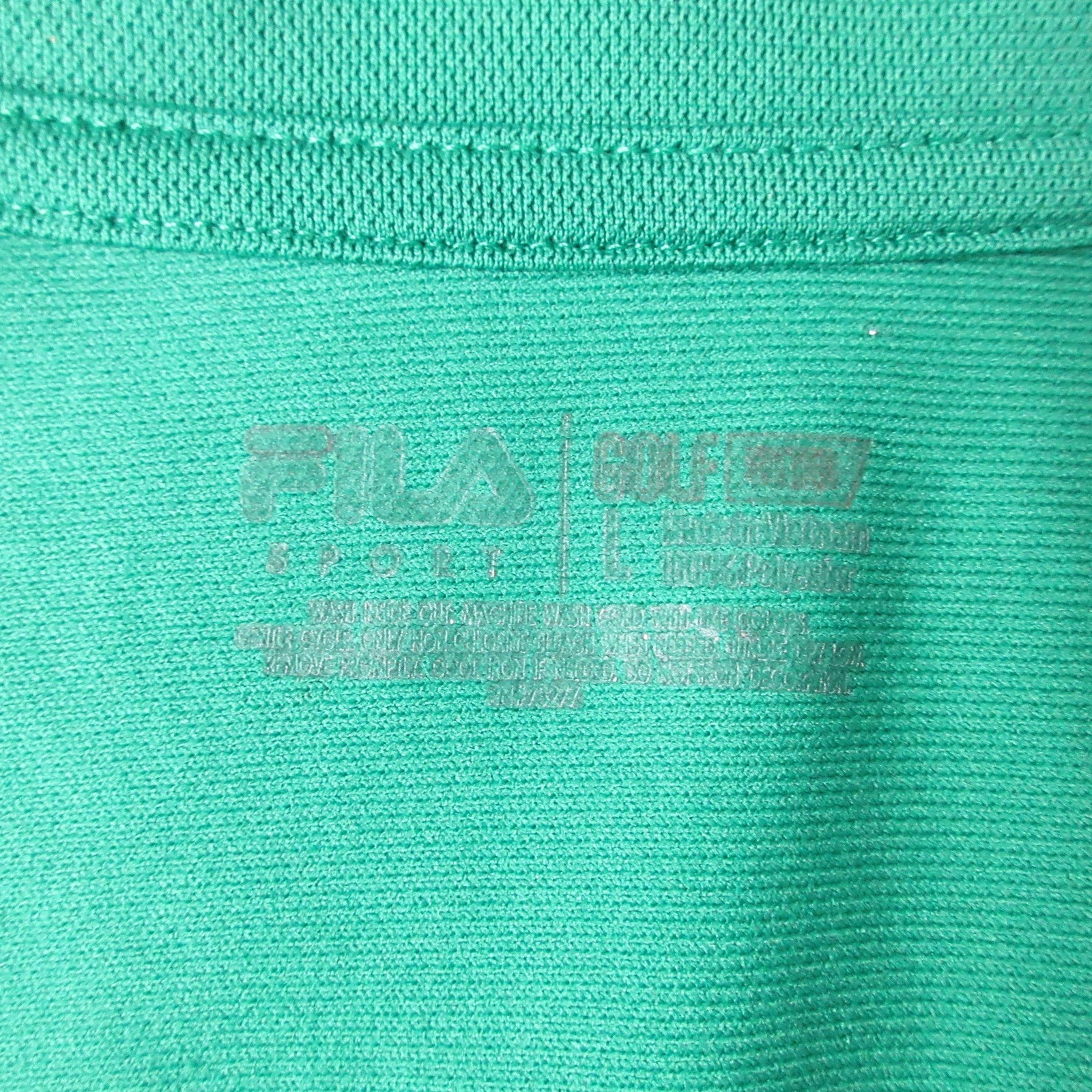 Fila Golf Polo Shirt Womens Large Green Sleeveless Performance Collared Top image 7