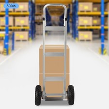 Heavy Duty Hand Truck Moving Transport Cargo Dolly Cart Aluminum 500lbs Capacity