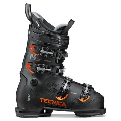 Tecnica MACH SPORT MV 100 Men's Alpine Ski Boots, Black, M29.5