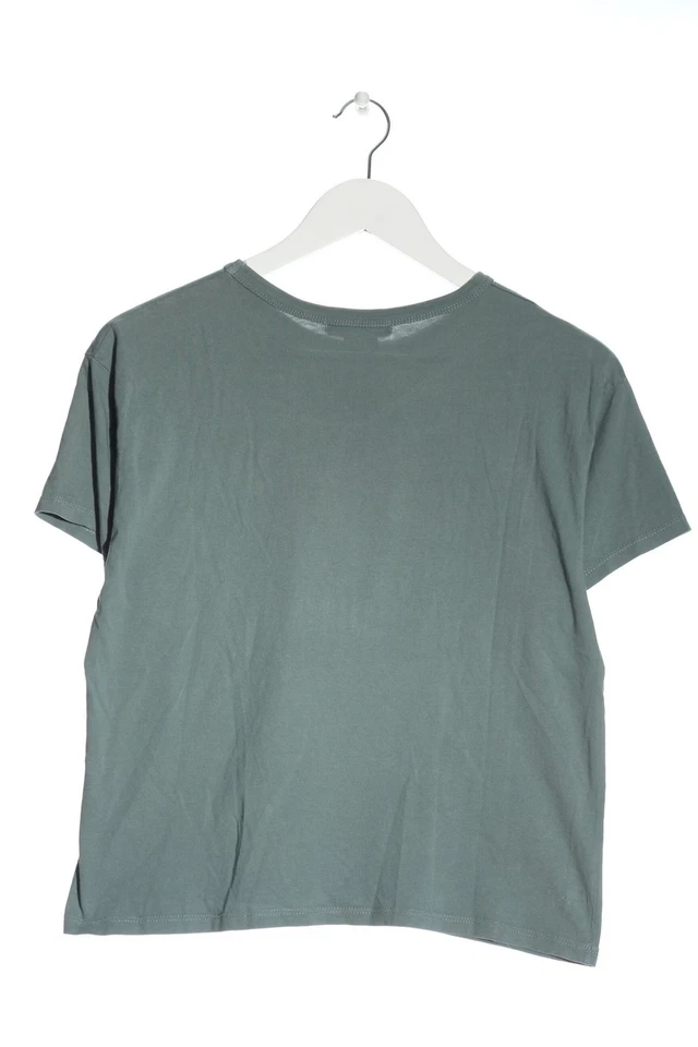 PULL & BEAR T-shirt imprimé Dames Haut T EU 38 blanc-kaki style décontracté - Photo 2/4