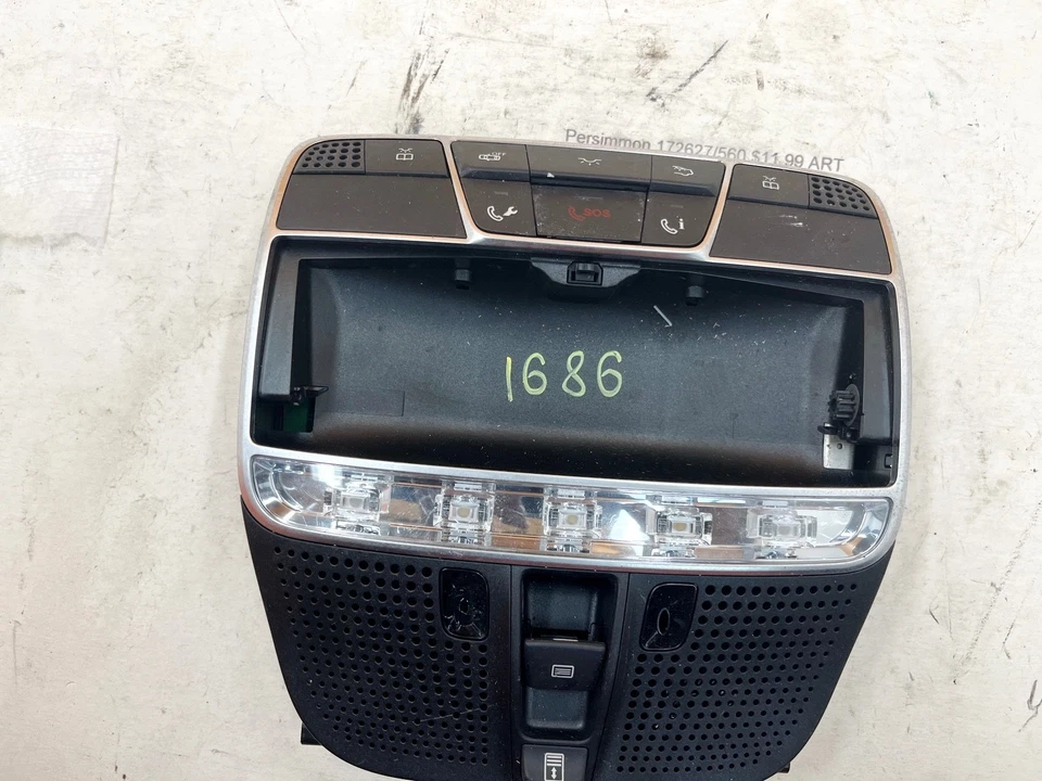 14-17 MERCEDES-BENZ S550 W222 INTERIOR TECHO CONSOLA DOMO LUZ LÁMPARA OEM Foto 2 de 4