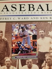 Chili Davis Signed Autographed Baseball Card All Star Hall Of Fame Gold Glove 