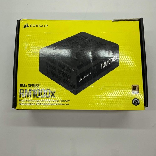 Corsair RM1000x CP-9020201-NA 80 Plus Gold 1000W Non Modular Power Supply CIB