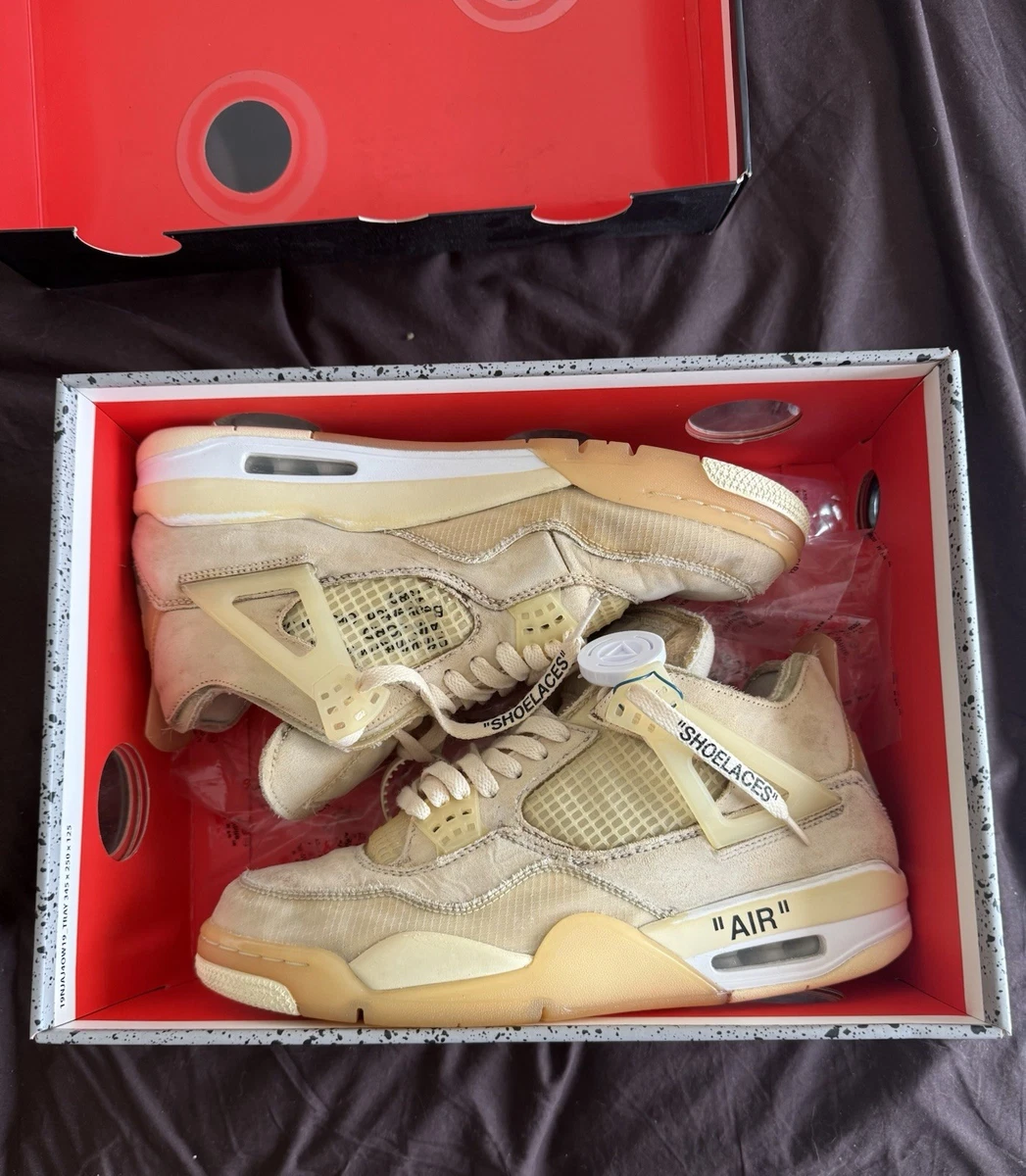 Jordan 4 SP x Off-White Mid Sail W for sale | eBay