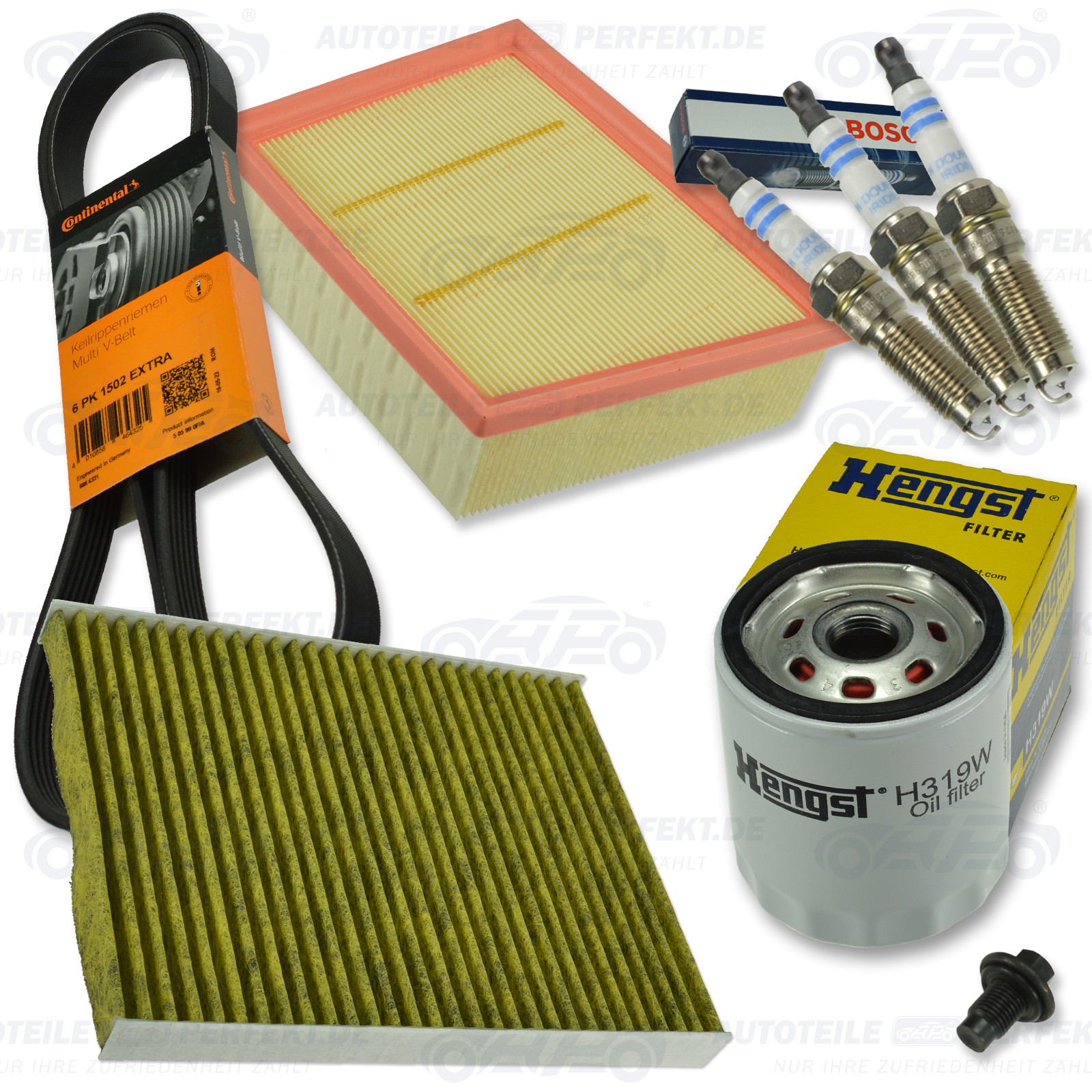 Filtersatz Wartungskit Inspektion Xxl (Ab) Ford Fiesta Ecosport 1,0 Ecoboost 17>-image