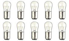 Box of 10 Bulbs 6 Watt 6 Volt Bayonet Base BA15d Clear 6S6DC/6V