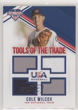 2018 Panini USA Baseball Stars & Stripes Tools of the Trade /299 Cole Wilcox rg2
