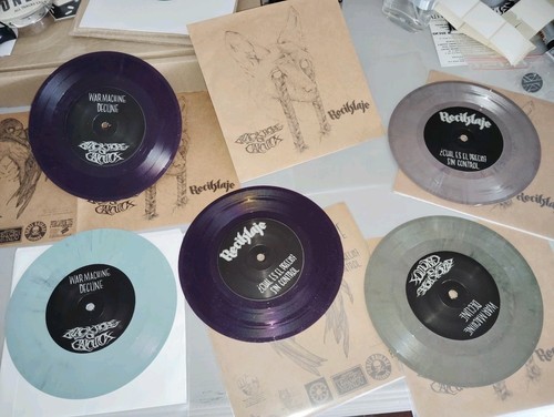 BLACK HOLE OF CALCUTTA Ep Vinyl Limited Purple/Blue/Kaki USA Punkfastcore NEU - Bild 4 von 5